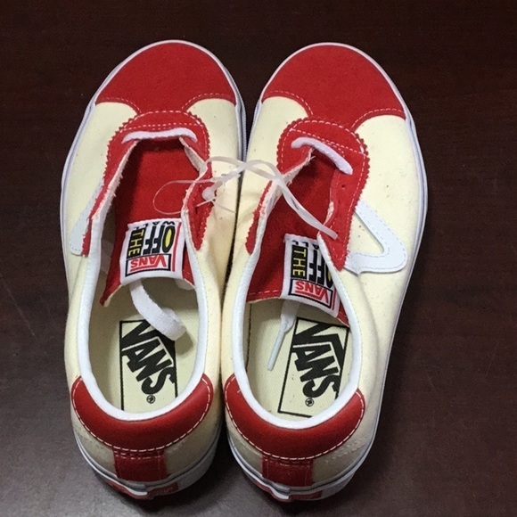 s-l400.jpg Vans Sport Racing Red Classic White Skate Shoes